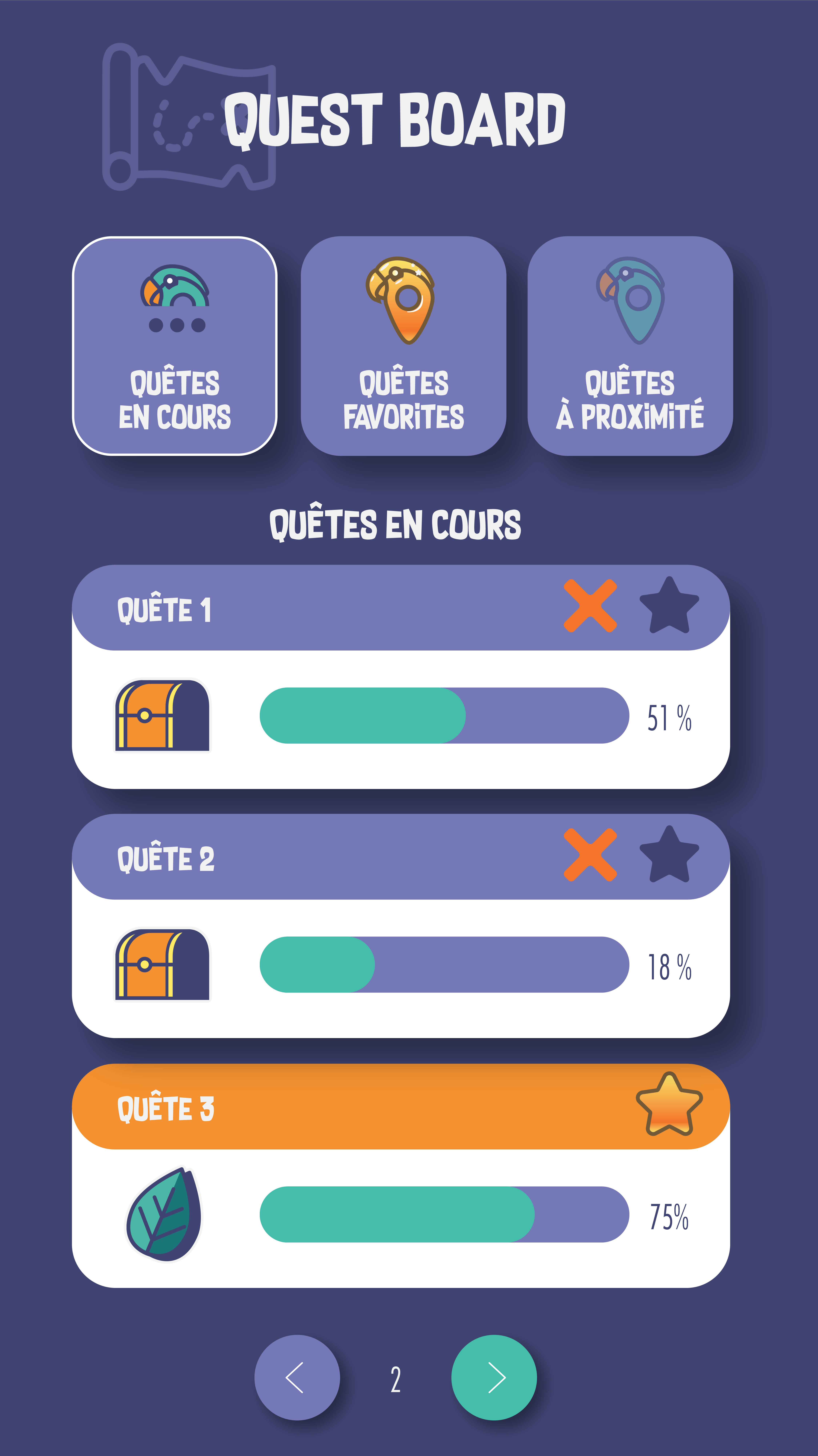 Sélection de quête